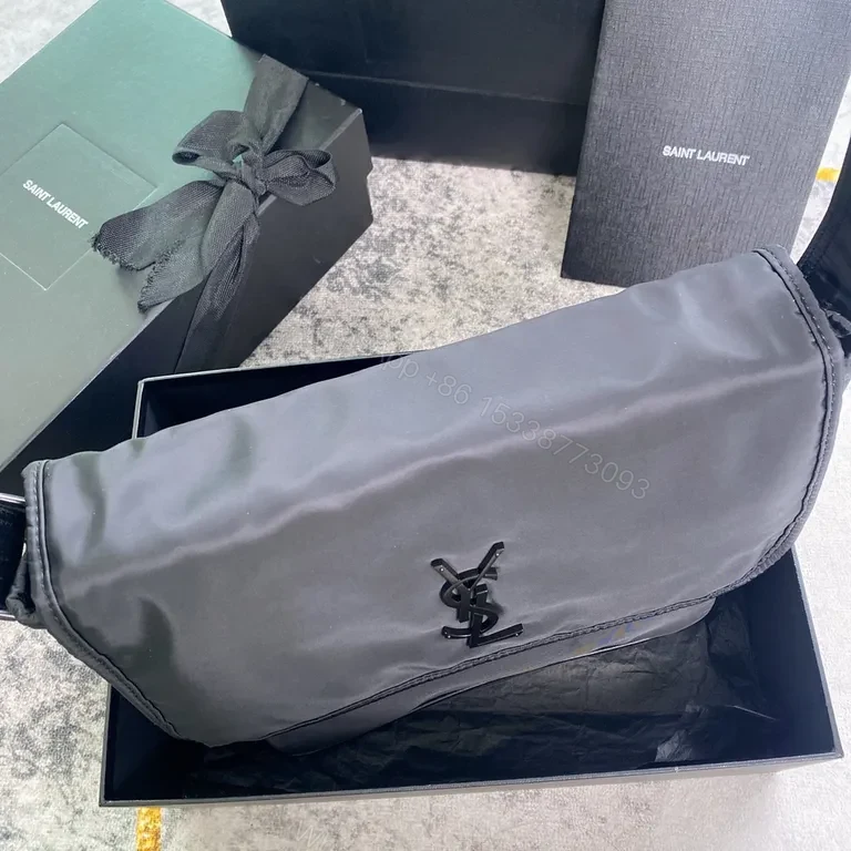View 4 of Dark Minimalist Louis-Style Messenger: Everyday Luxury Bag