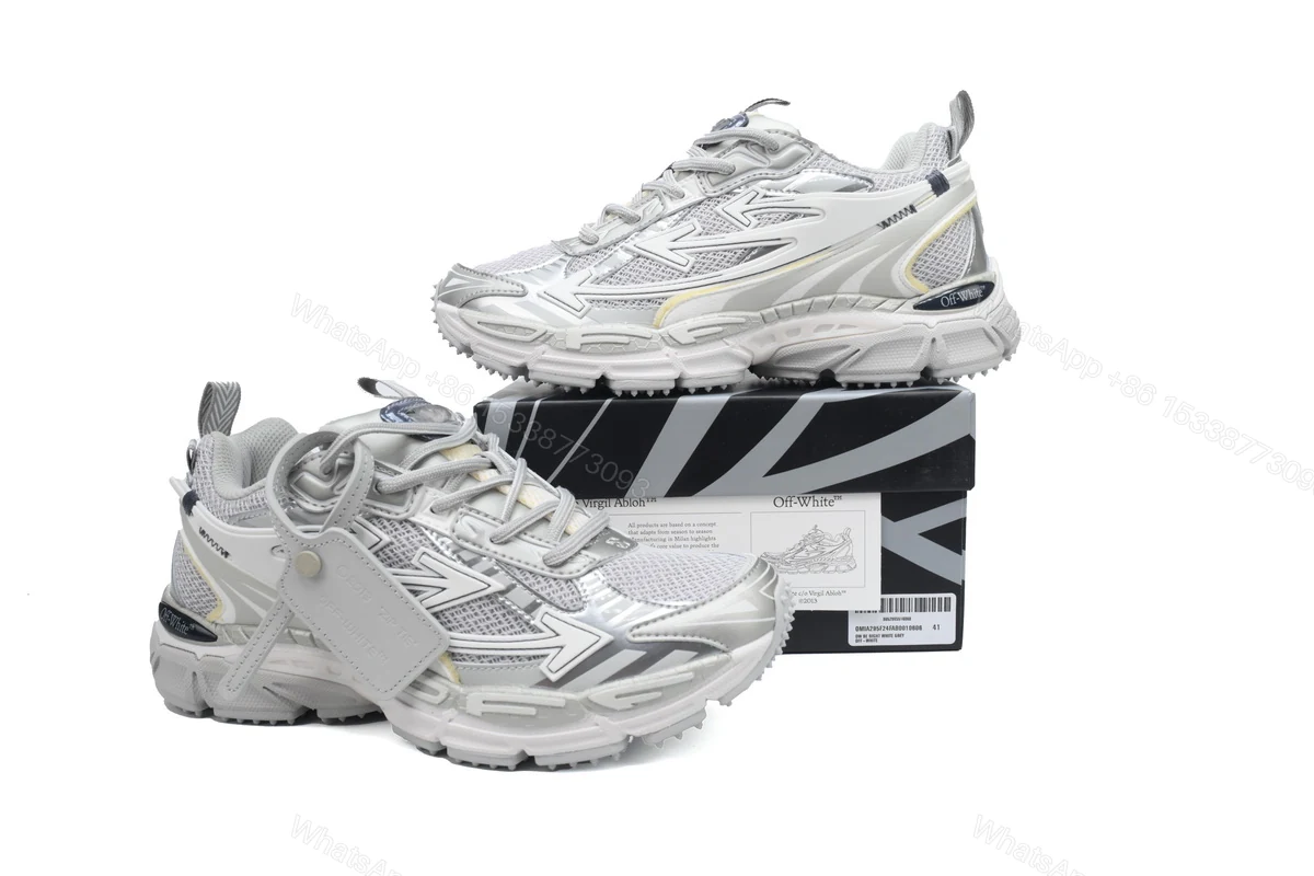 View 2 of OFF-WHITE Out Of Military White Gray OMIA295F24 FAB00 10606