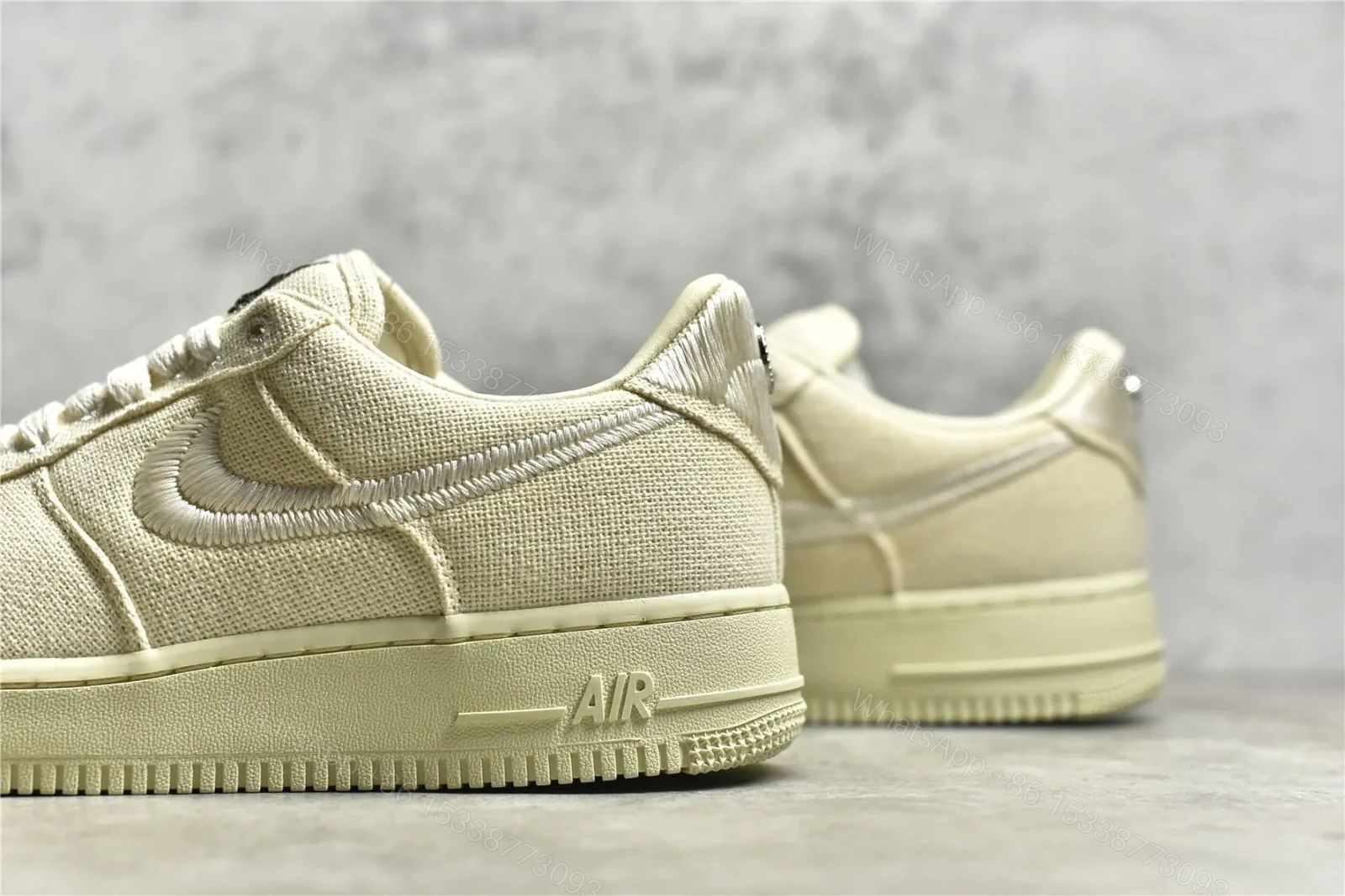 View 4 of Stussy X Air Force 1 Low Fossil Reps