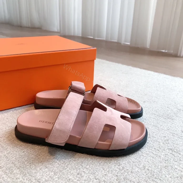 View 2 of Soft Pink Leather-Feel Sandals: Everyday Luxury Chic Comfort