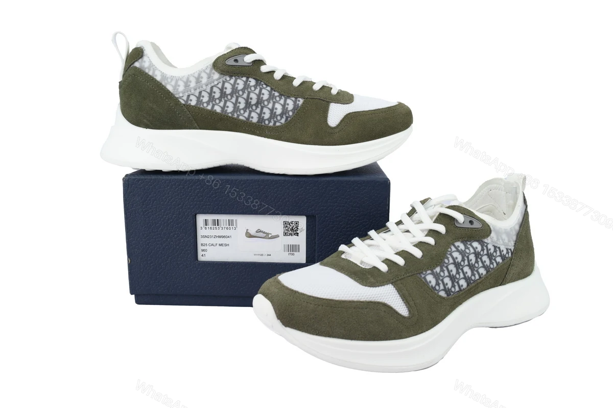 View 5 of Dior B25 Runner Olive 3SN283ZMI_H066