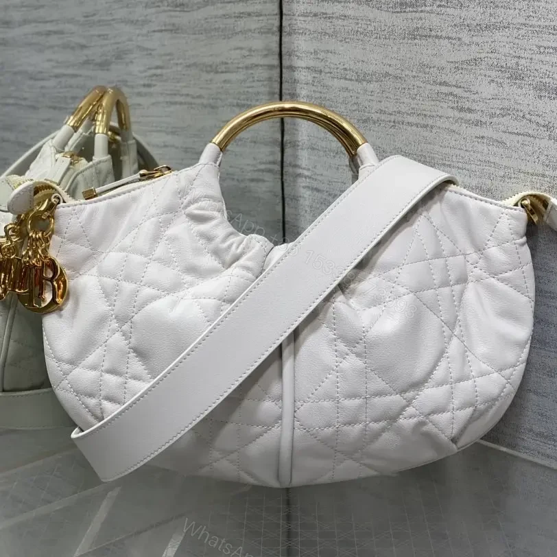 高仿Dior*Walk'n系列M451M030小牛皮手提單肩包白色免檢版 — view 1