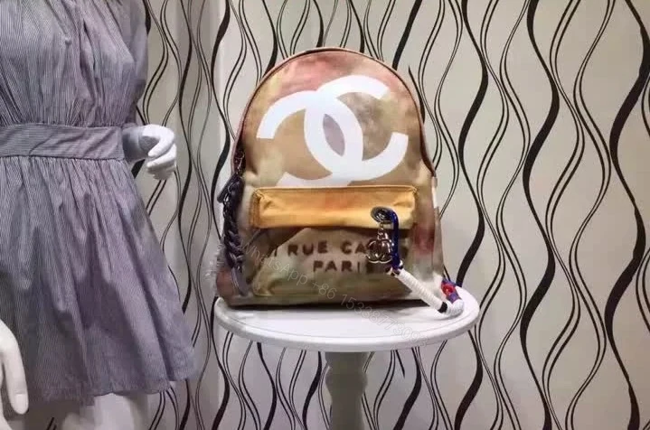 Chanel Replica Graffiti Art School Backpack — view 1
