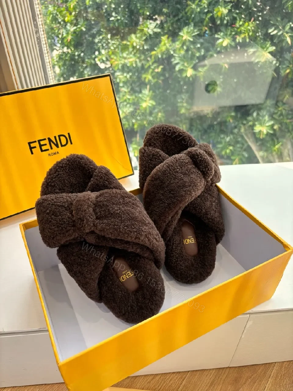View 8 of Plush Boucle Slip-Ons: Luxe Cozy Statement Slippers