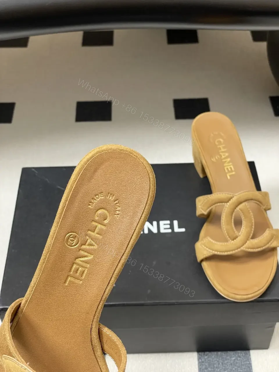 View 8 of Open-Back Suede-Feel Block Heel Sandals: Chic Everyday Comfort
