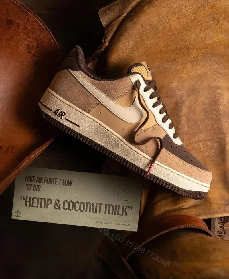 View 2 of FIRST COPY NIKE AIRFORCE 1 HEMP COCONUT MILK FOR MEN