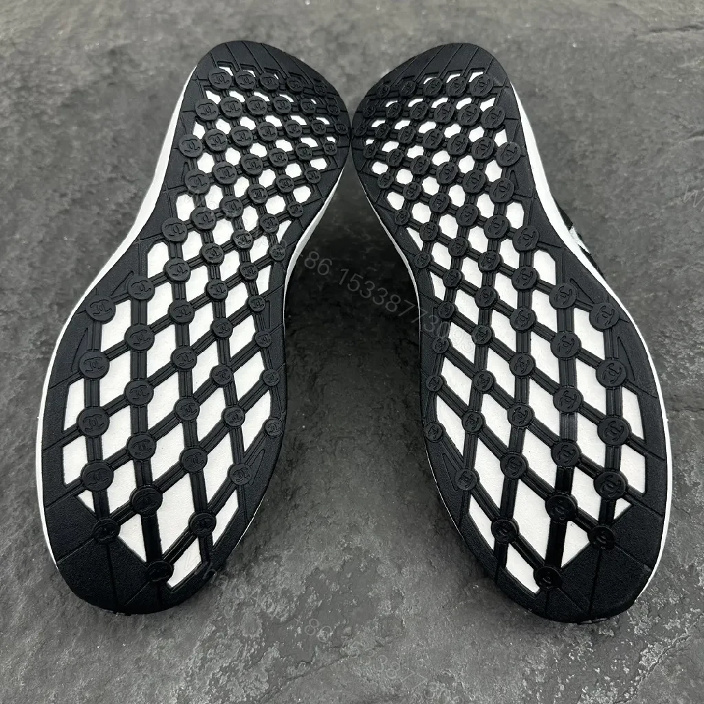 View 5 of Monochrome Leather-Textured High-Tops: Modern Luxury Sneakers