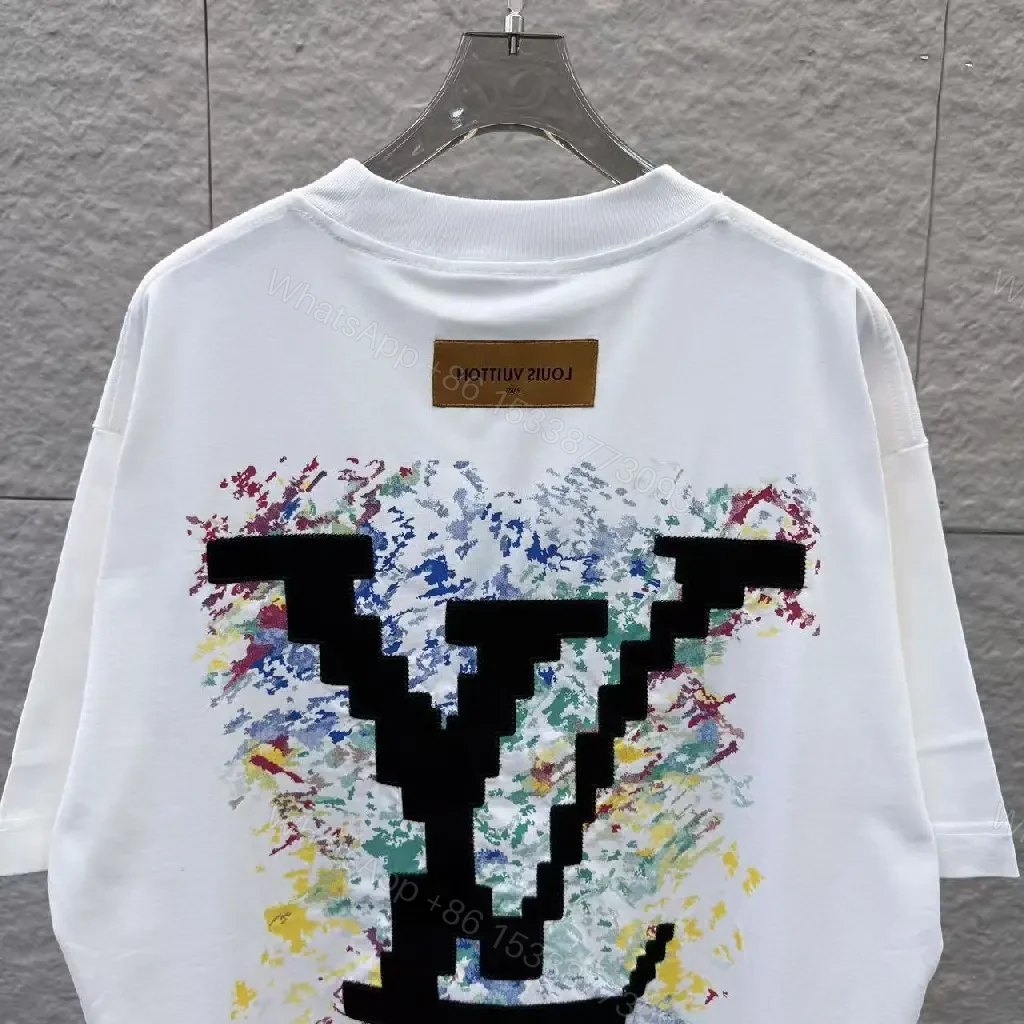 View 7 of White Cotton Tee – Minimalist Luxury Logo Shirt