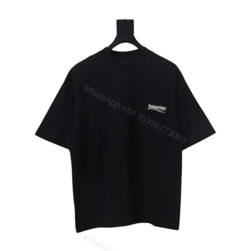 Balenciaga Clothes Political Campaign T-Shirt Black — view 2