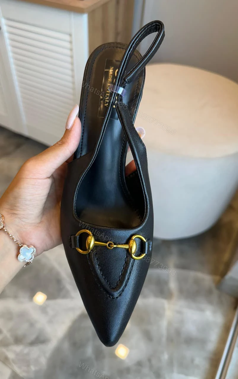 View 26 of FIRST COPY GUCCI LEATHER HEELS