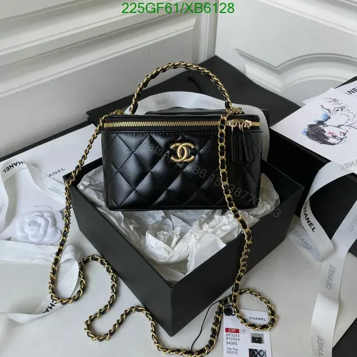 View 2 of Chanel Vanity Bag with Chain Mirror XY98754
