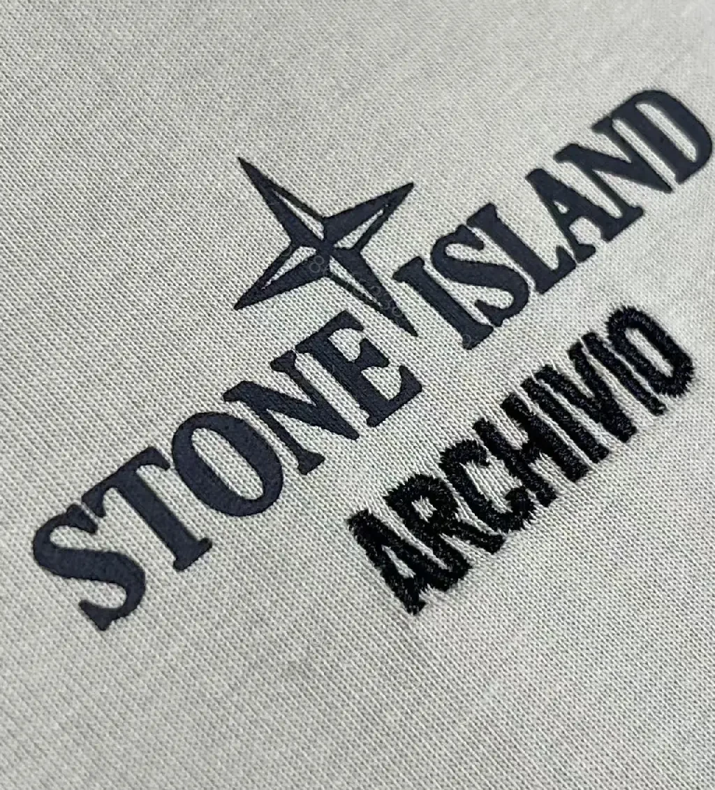 View 5 of Stone Island Archive-Inspired Minimalist Logo Tee: Subtle Comfort