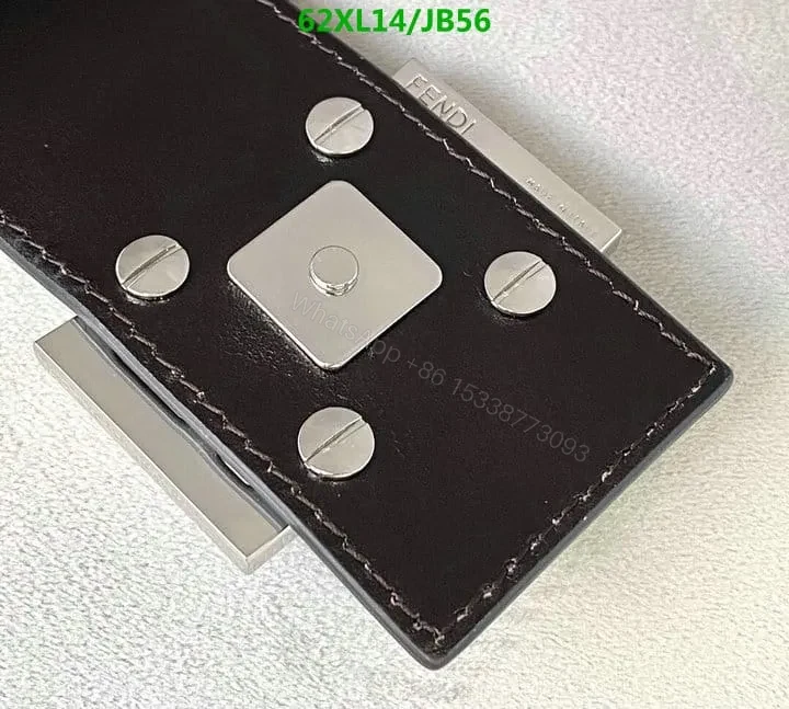 View 4 of Fendi AAAA Copy Baguette Brown Fabric Bag JB573628 – Chic and Stylish