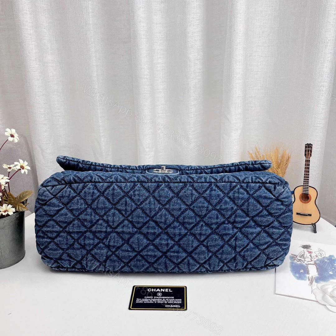 View 8 of Chanel Jumbo Classic Flap Tote Bag