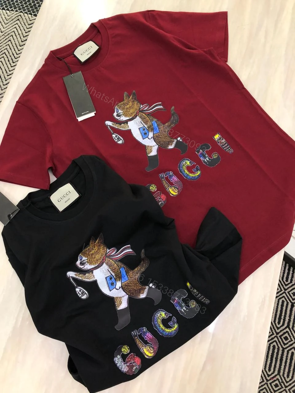 View 10 of FIRST COPY GUCCI VERY PREMIUM ROUND NECKS T-SHIRT
