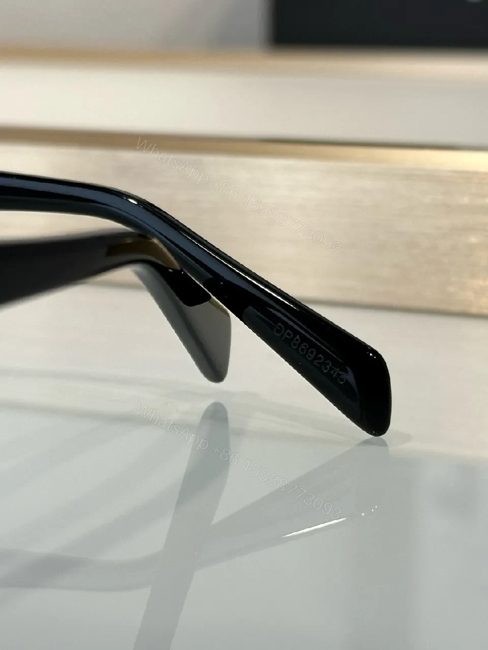View 3 of Pink-Tint Round Frames Pearl-Style Sunglasses