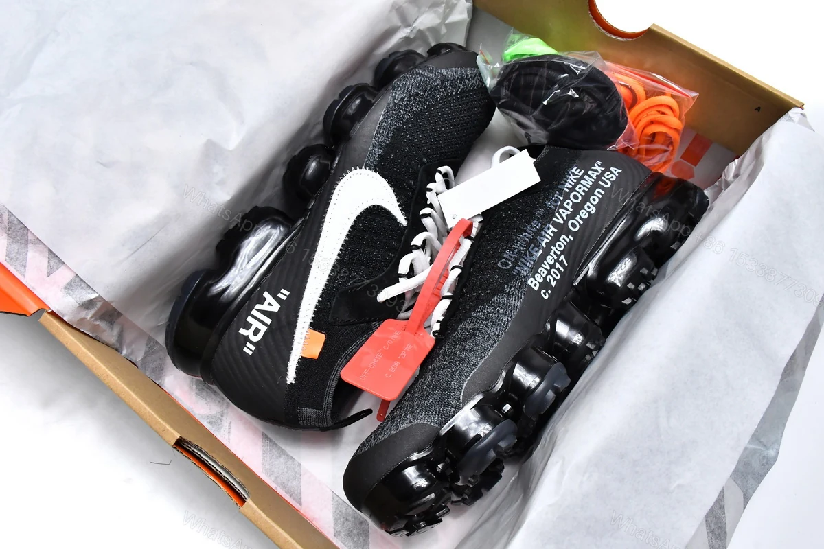 View 12 of OFF White x Nike Air VaporMax Black White