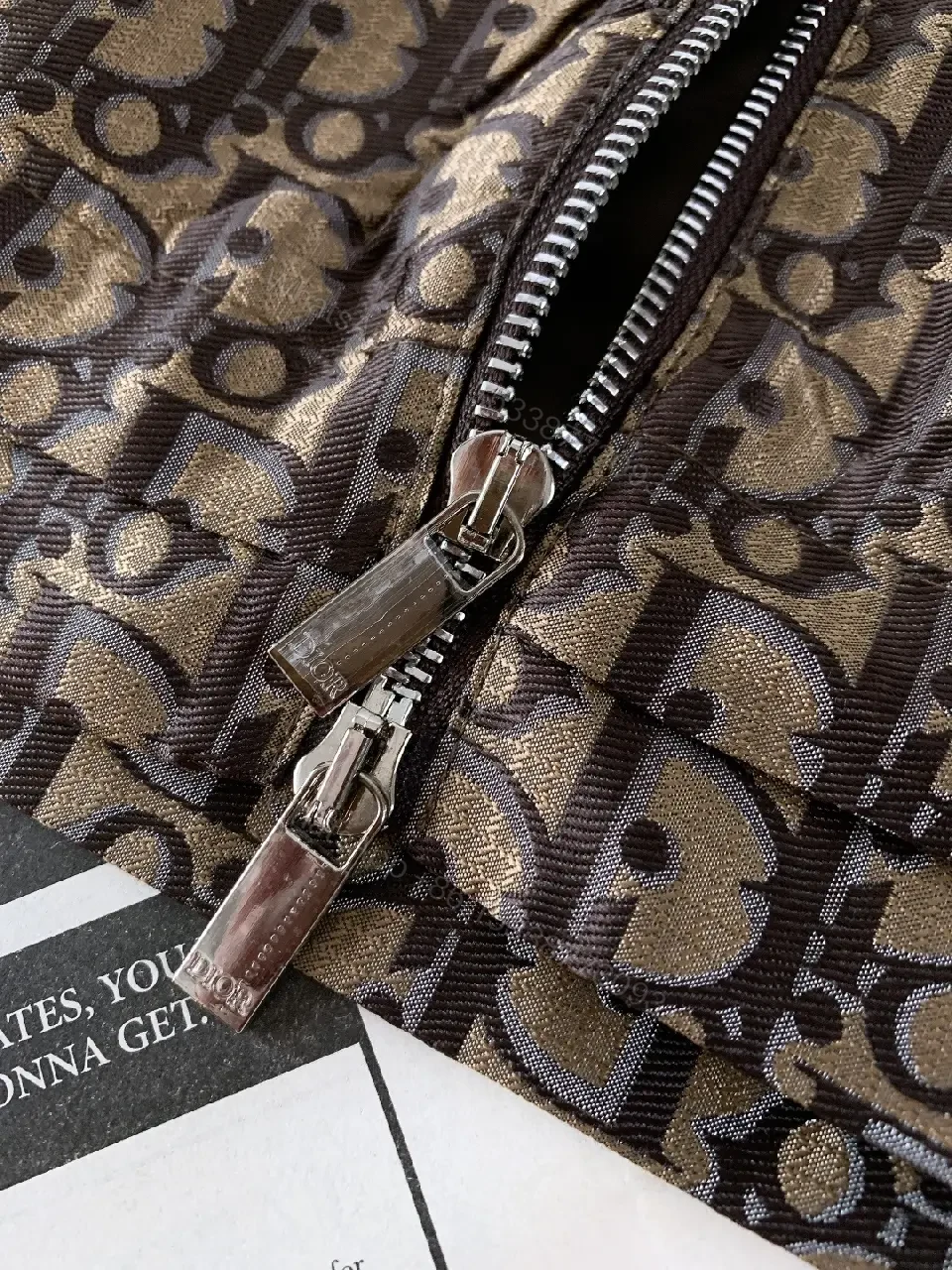 View 4 of Patterned Monogram Utility Jacket - Modern Comfort, Signature Presence