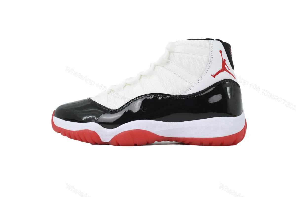 View 8 of Air Jordan 11 Retrowhite Black Red CT8012-106