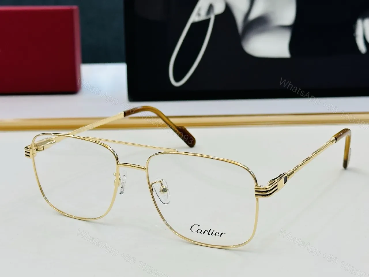 View 6 of Black Metal Slim-Profile Eyewear: All-Day Comfort, Cartier-Inspired