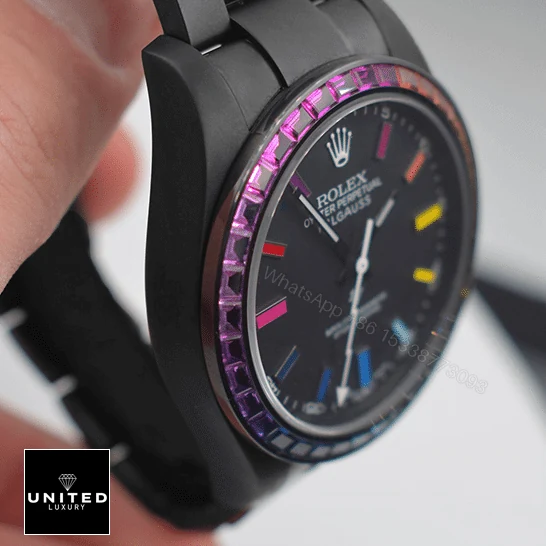 View 4 of Rolex Milgauss Sapphire Bezel