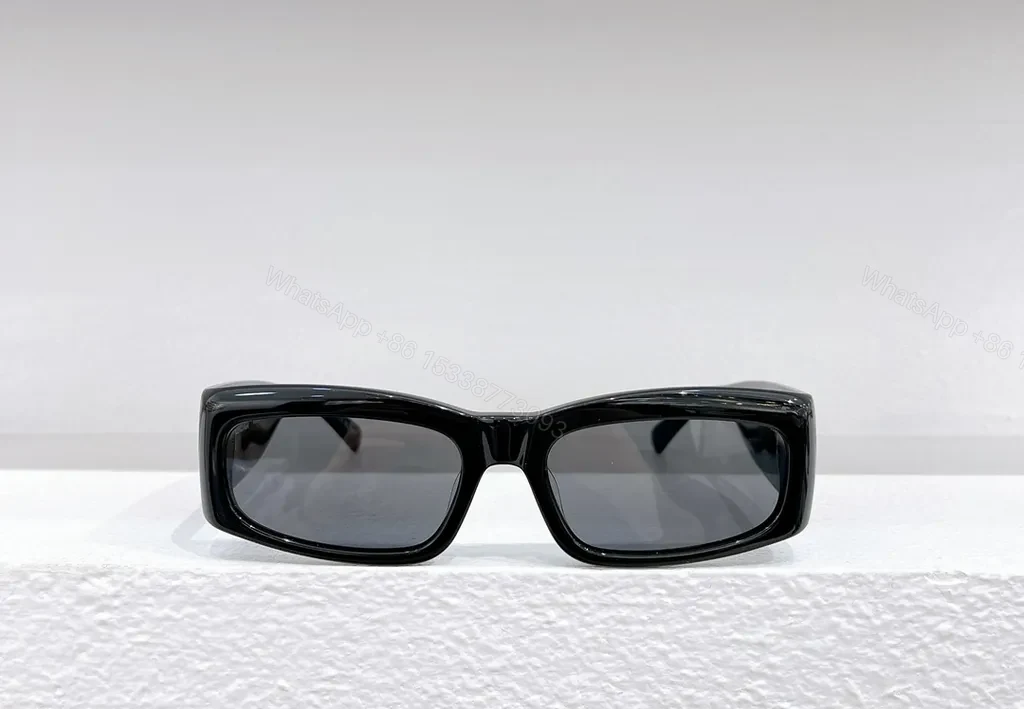 View 9 of Bold Red Frame Sunglasses â€” Balenciaga-Inspired, Unisex Luxe