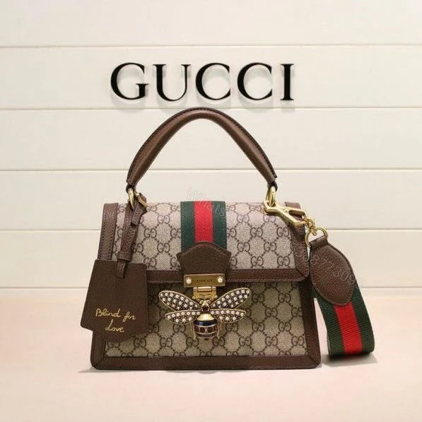 FIRST COPY GUCCI BEE QUEEN HANDLE BAG — view 1