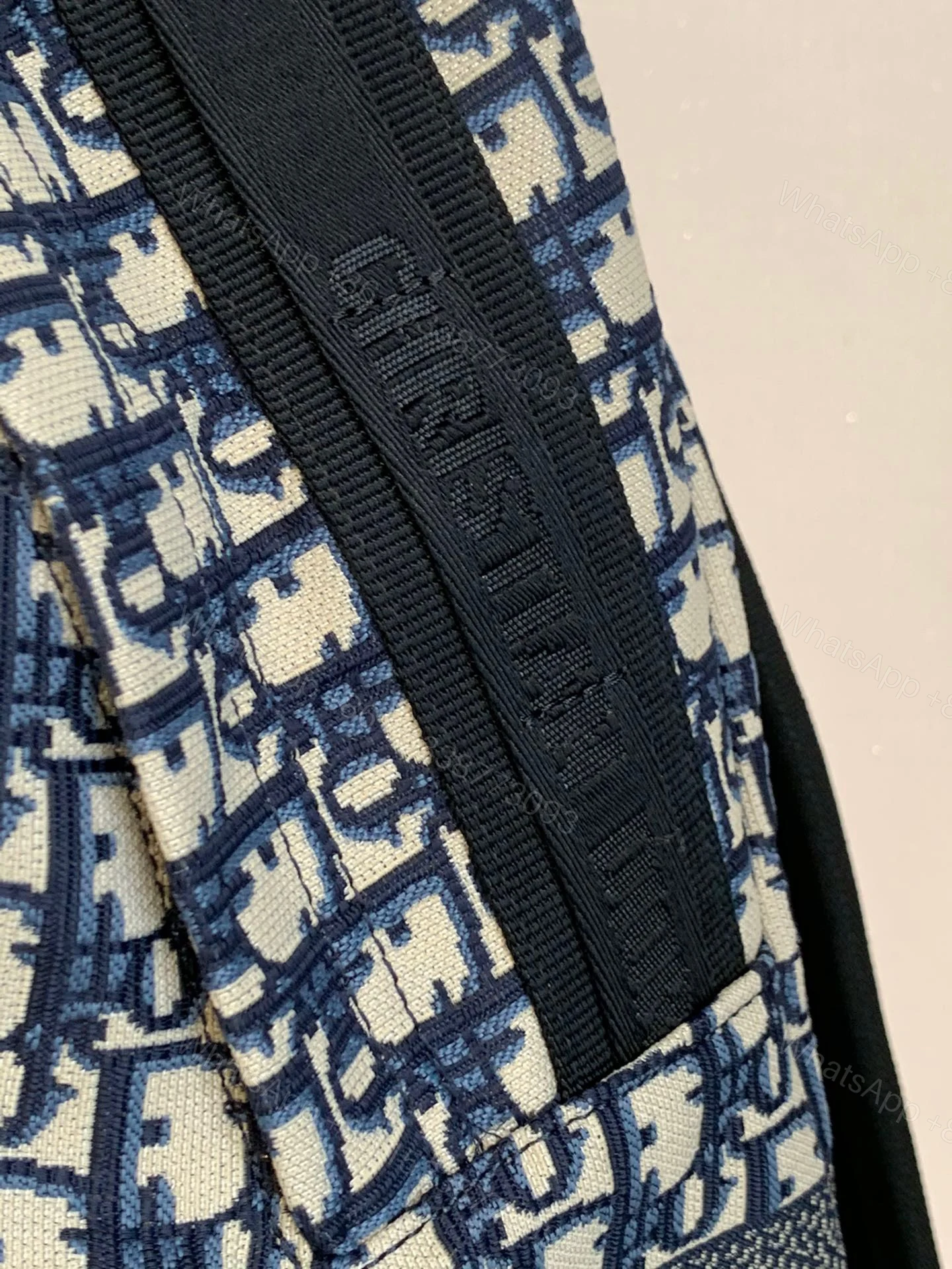 View 5 of Christian Dior Super Backpack Canvas Embroidered Pattern 42x33x15cm