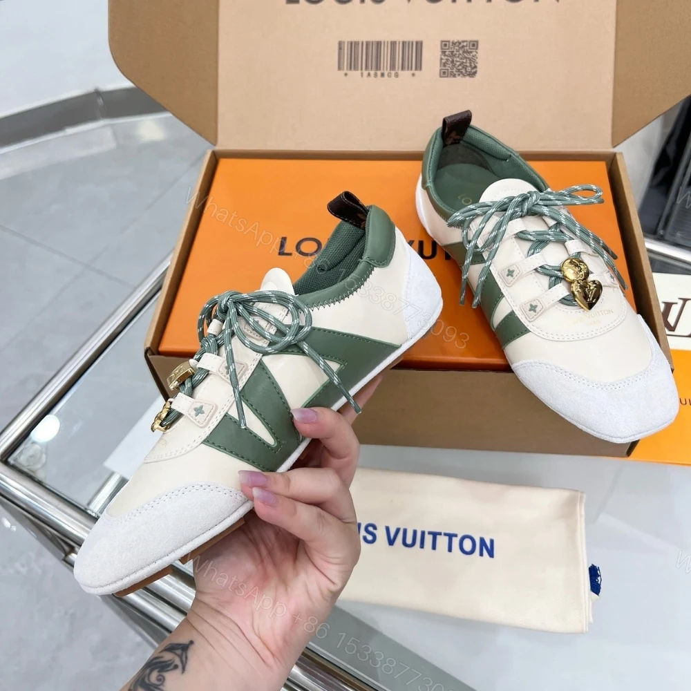 View 5 of Louis Vuitton LV Sneakerina Light Green