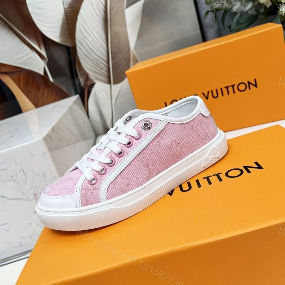 View 6 of LOUIS VUITTON LV LAGOON SNEAKER DENIM ROSE 1AGYFO