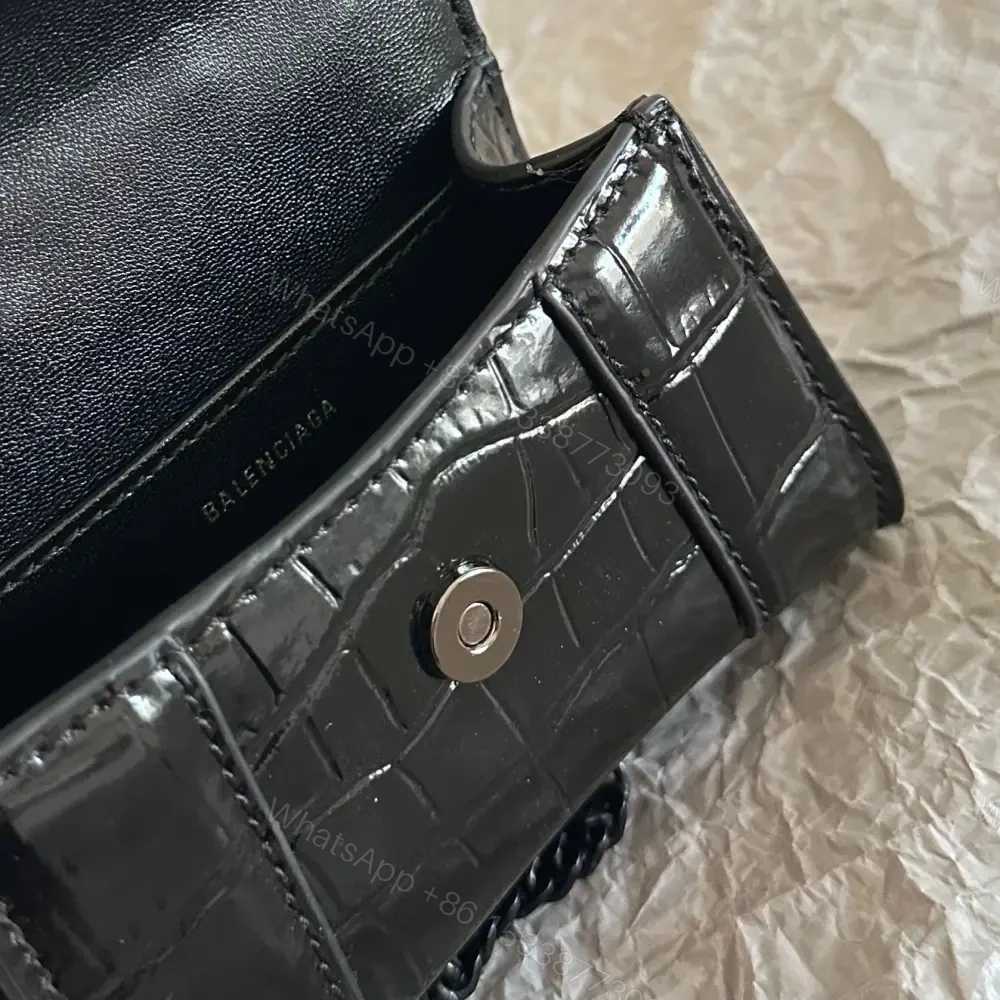 View 9 of 高仿Balenciaga*Nano系列迷你沙漏包純黑