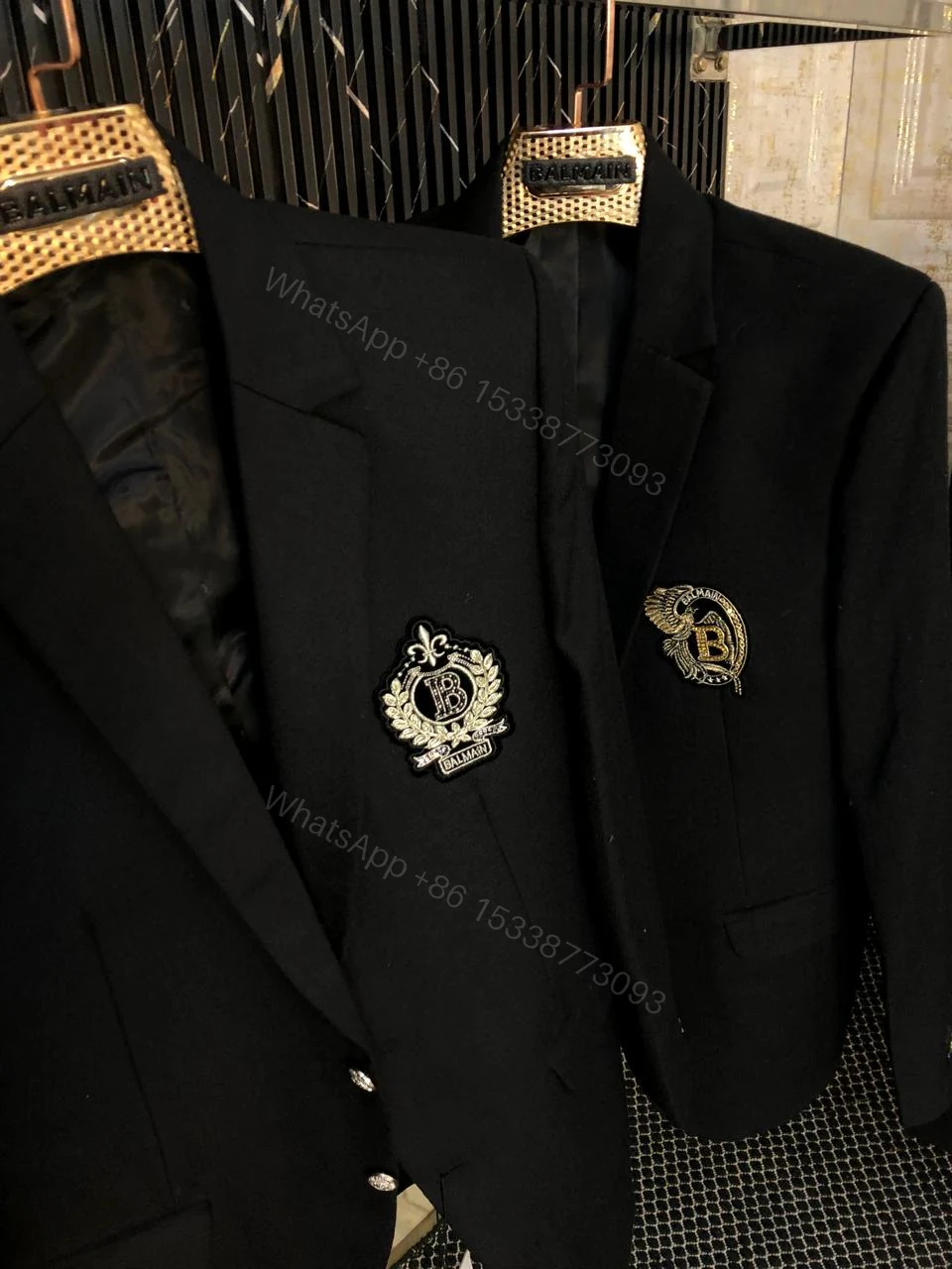 View 4 of FIRST COPY BALMAIN ITALIAN WOOL FABRIC BLAZERS