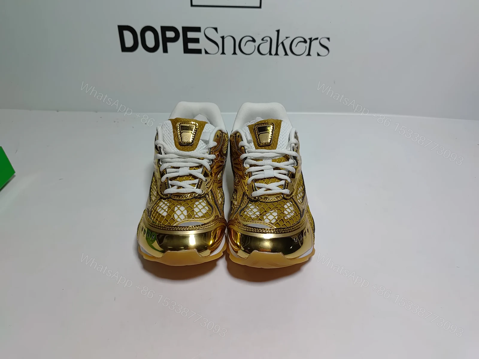 View 4 of Bottega Veneta Orbit Gold