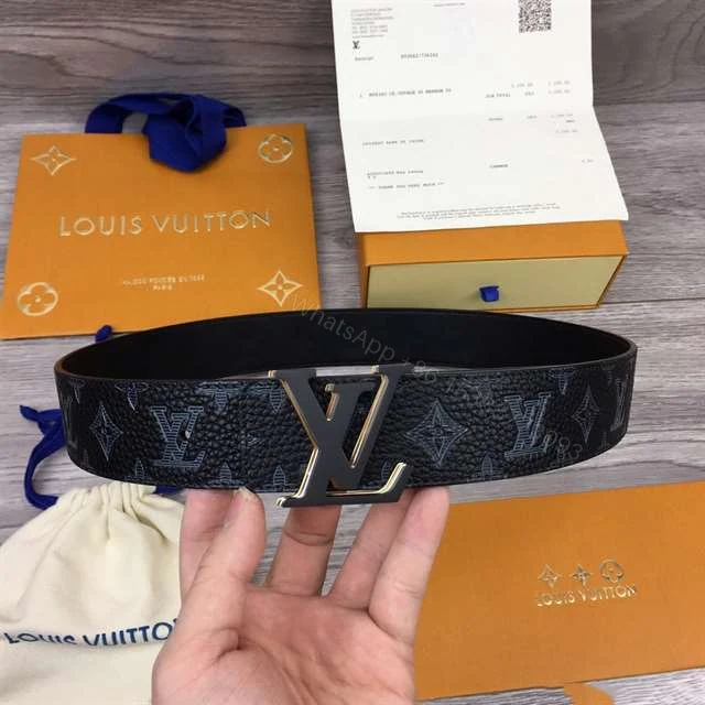 View 2 of LOUIS VUITTON INITIALES 40MM REVERSIBLE MONOGRAM CANVAS BELT – B111