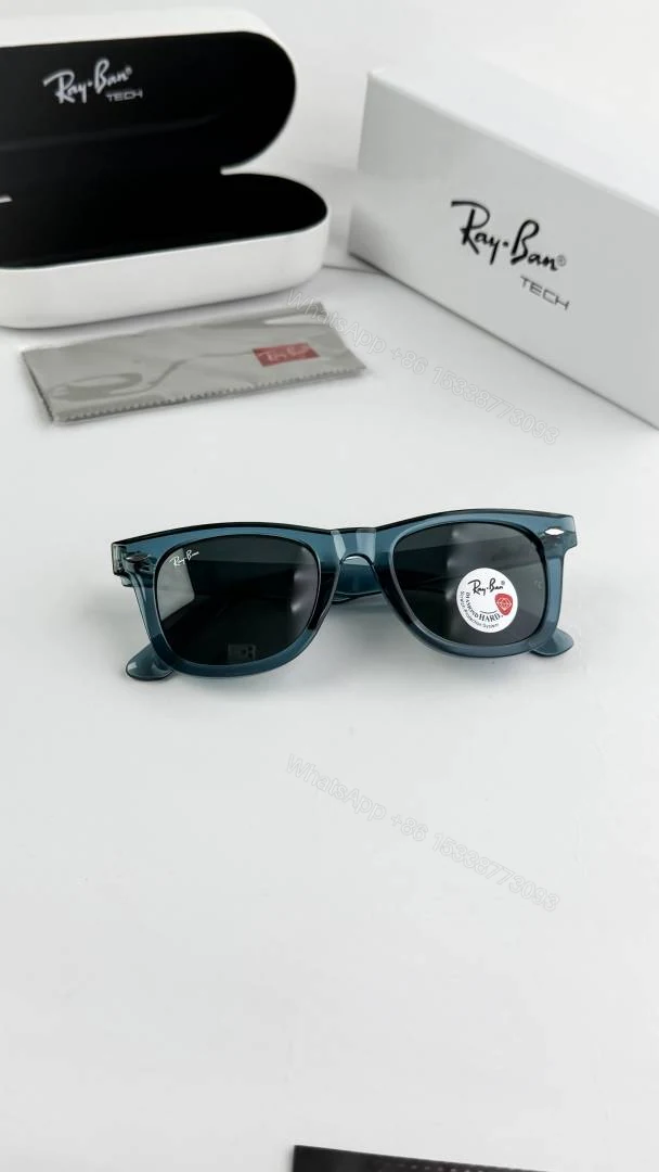 View 5 of First Copy Ray-Ban Blue Jelly 2140 Sunglasses UV Protected Premium Quality