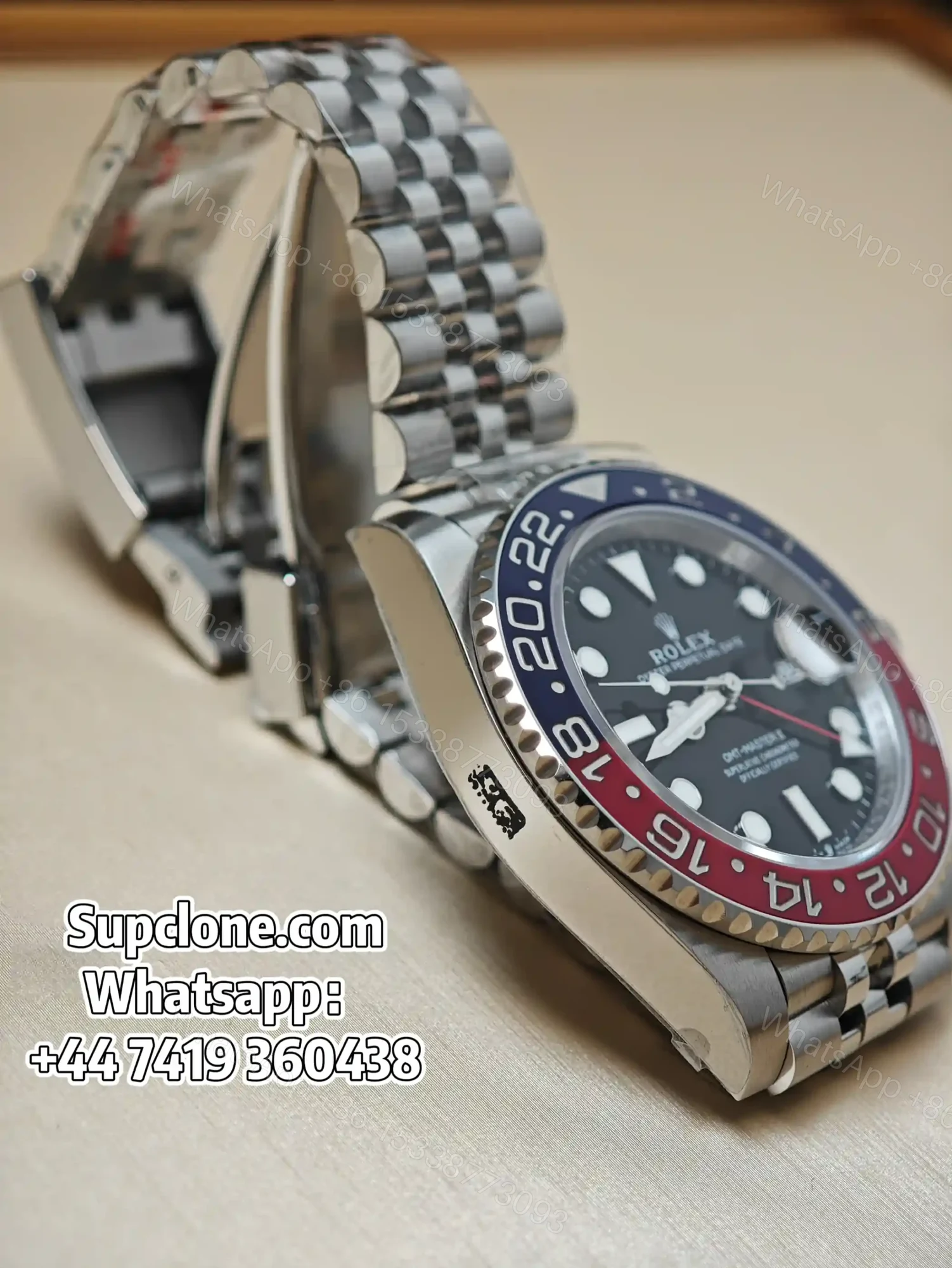 View 10 of Rolex Super Clone Watches 1:1 Pepsi GMT-Master II 126710BLRO Jubilee 3285 Movement V3