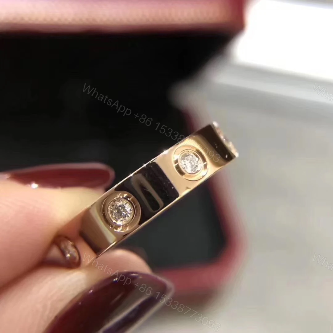 View 5 of Cartier Love Ring, 8 diamonds