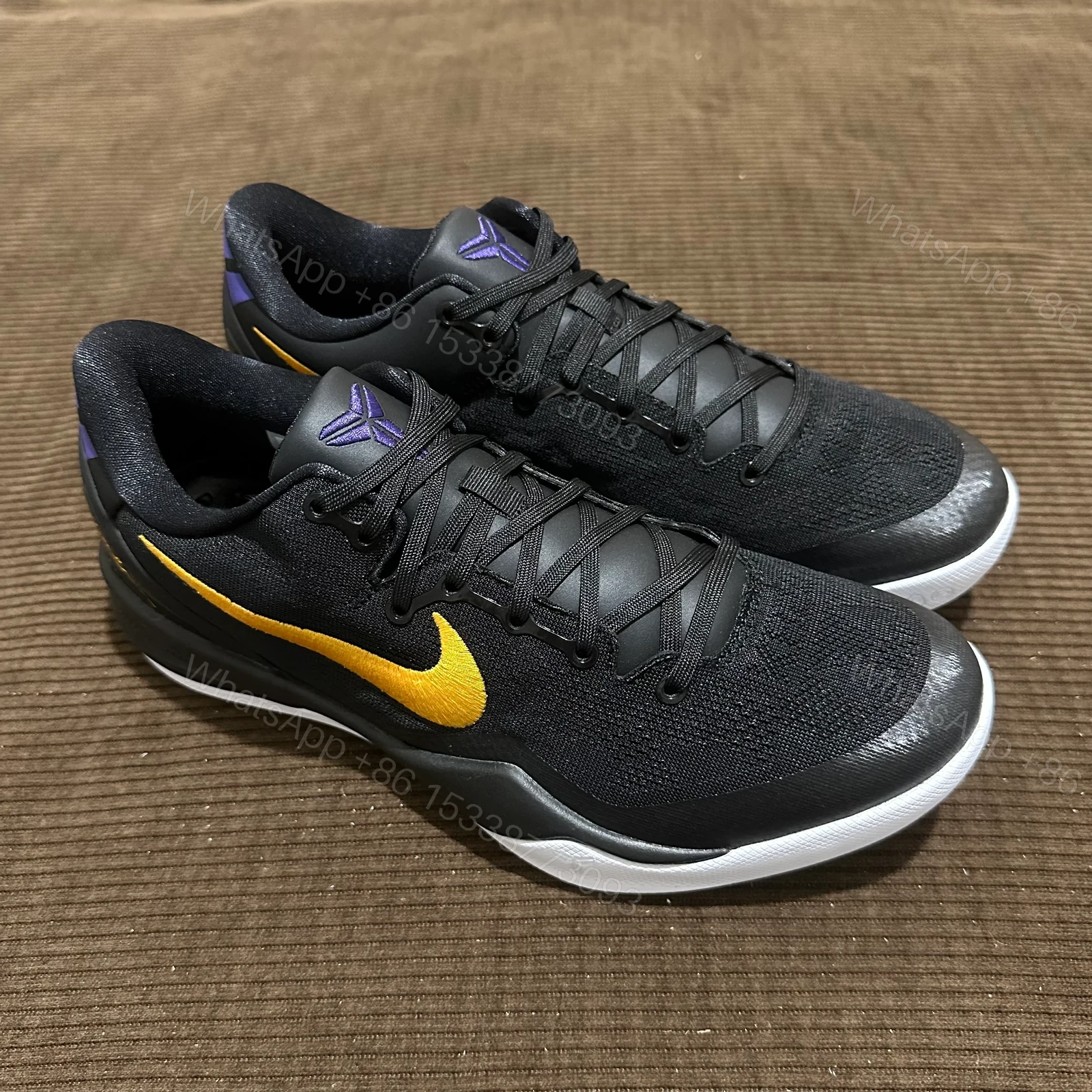 View 4 of Nike Kobe 8 Protro Lakers Away