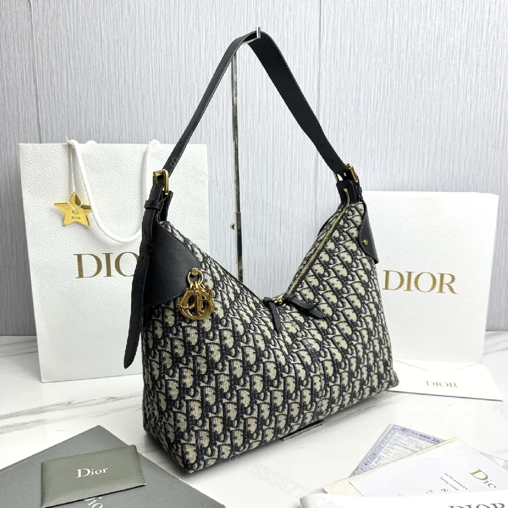 View 3 of Black + Jacquard + Structured Tote + Iconic Monogram Detail + Tote