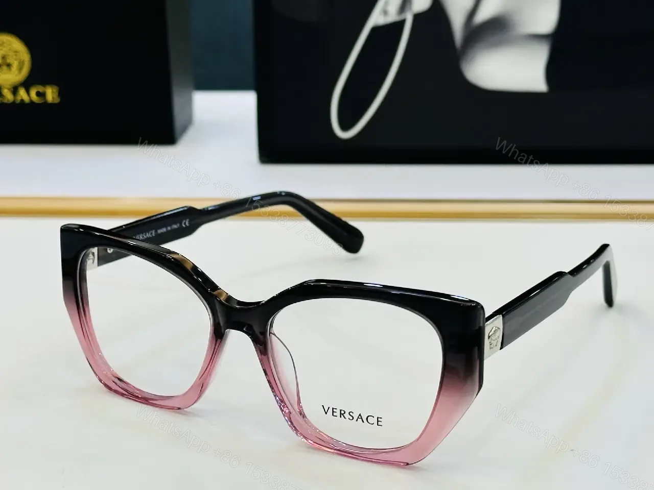View 5 of Bold Gradient Frames with Logo Detailing Eyewear