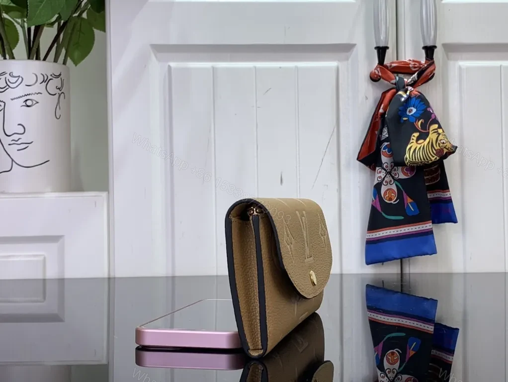 View 7 of Soft Cognac Monogram Clutch: Elevated Everyday Luxury Bag