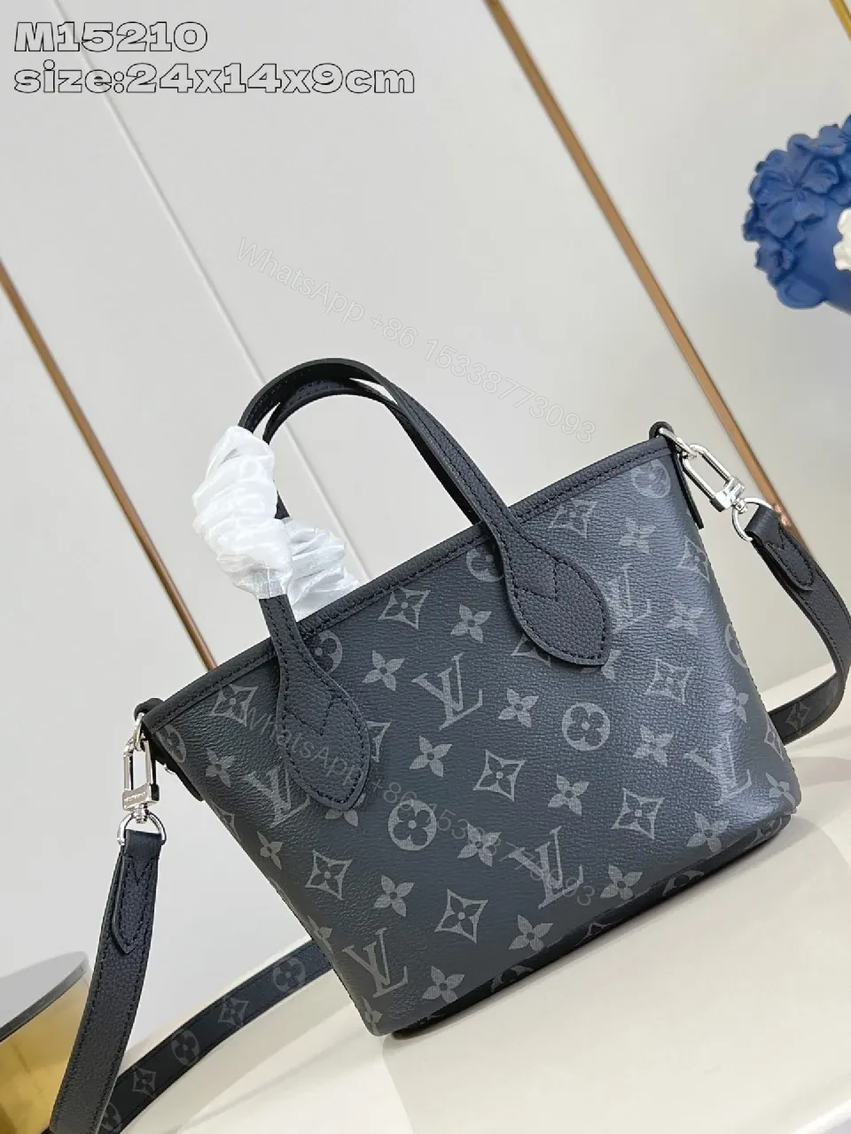 View 5 of Statement Bag: Graphic Panel Compact City Bag - Edgy Luxury