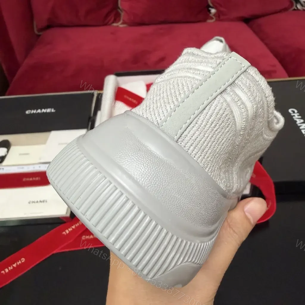 View 8 of Texture Knit Platform Sneakers: Luxe, All-Day Comfort