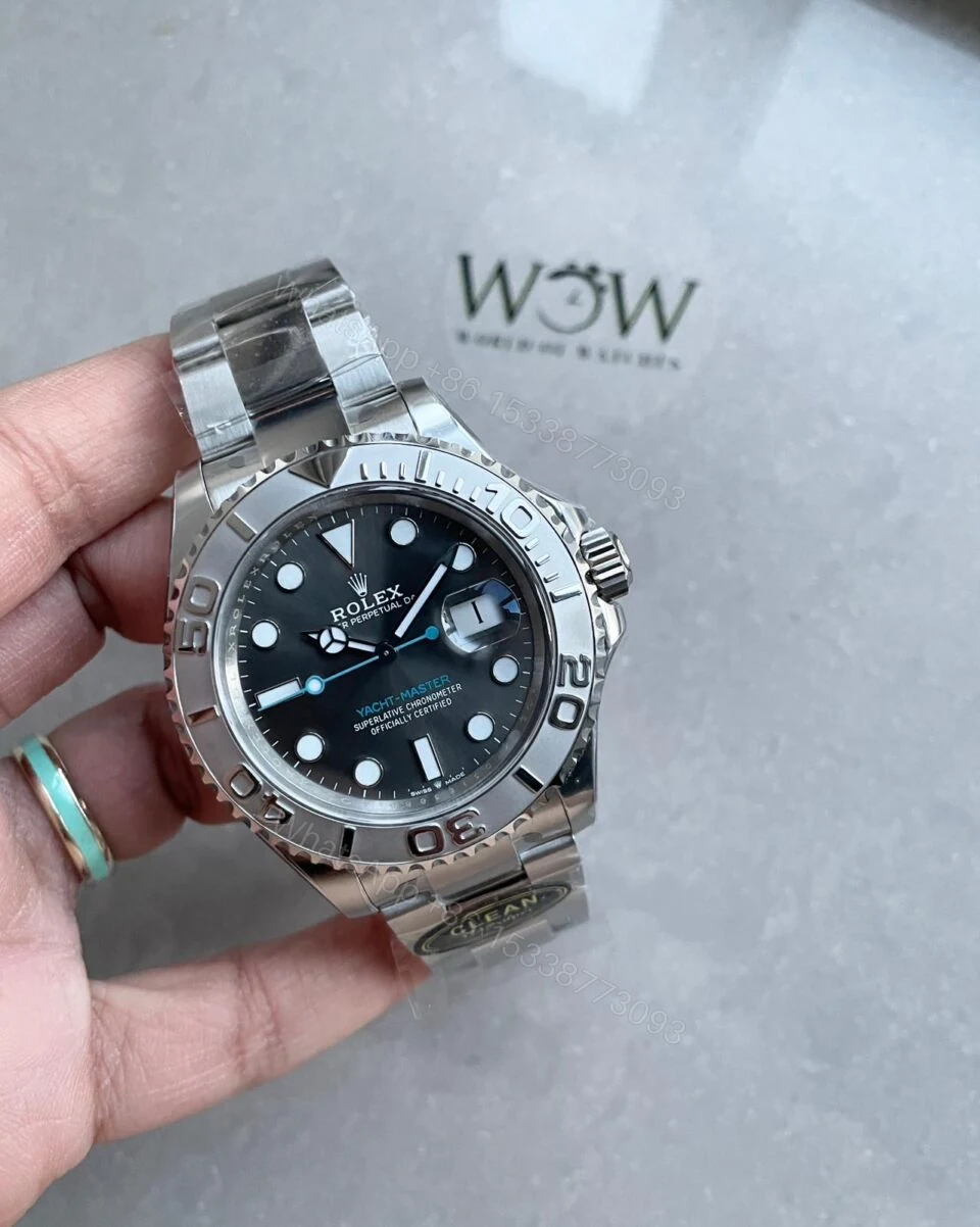 CLEAN FACTORY 1:1 Rolex Yacht-Master 126622 904L Steel Best Edition Rhodium Dial on SS Bracelet VR3235 — view 1