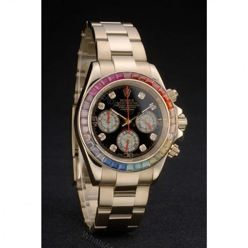 View 3 of Replica Rolex Daytona Black Dial 80251