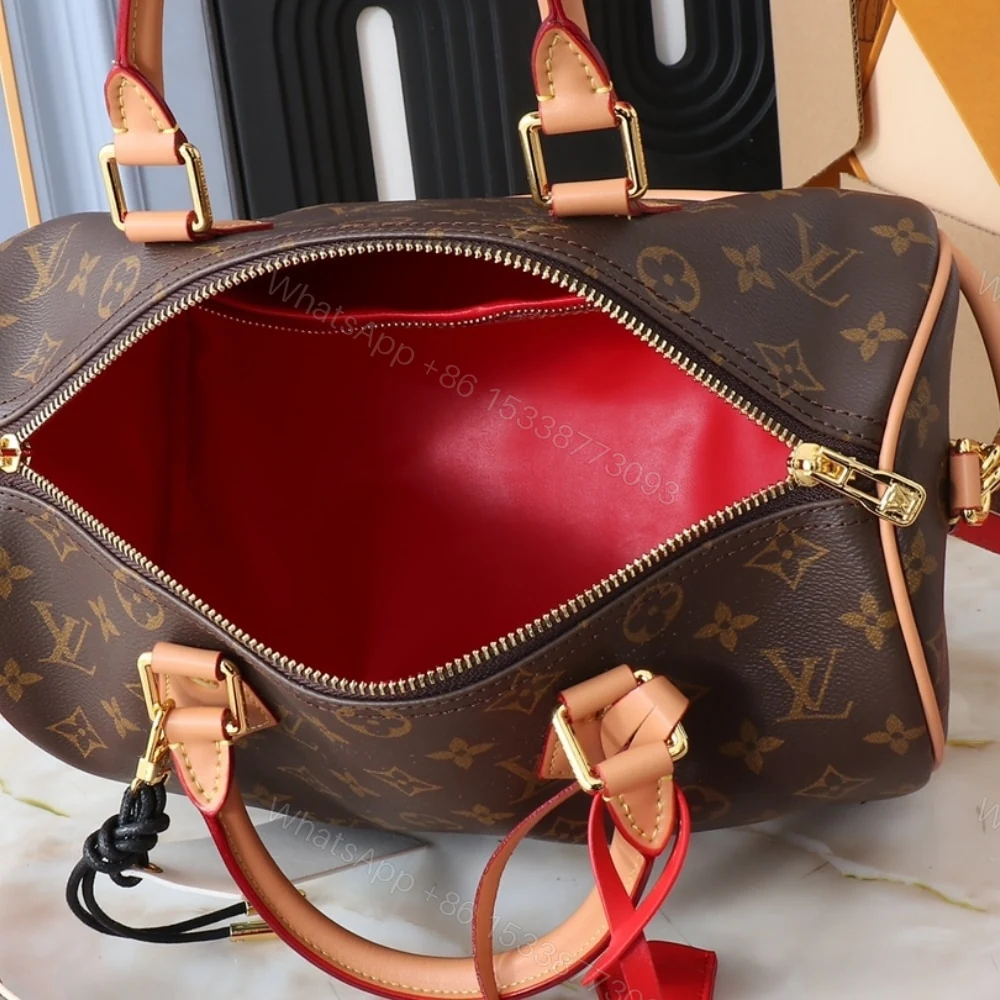 View 8 of Louis Vuitton Speedy Soft 30 Crafty Brown 30Cm M11945