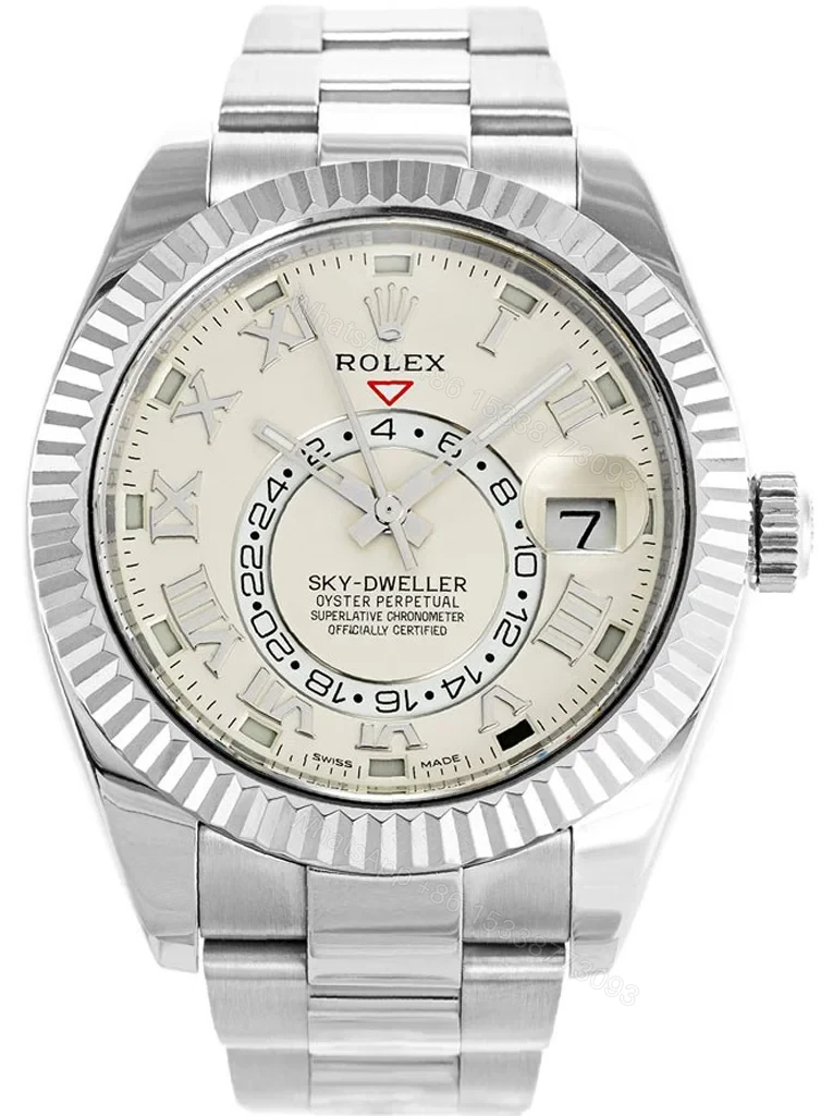 Replica Rolex Sky-Dweller Silver Dial 326939 — view 1