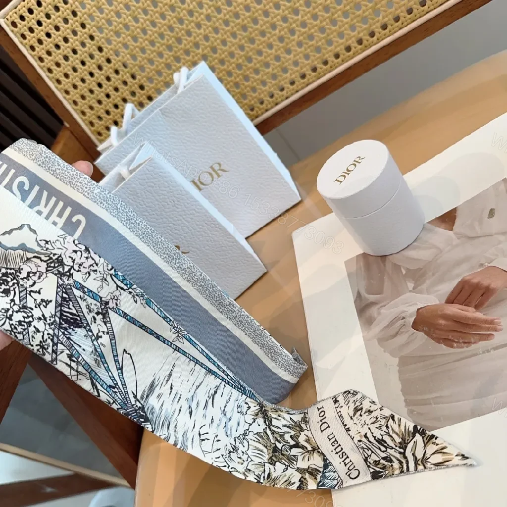 View 8 of Textured Botanical Scarves: Luxe Patterned Accessory Style