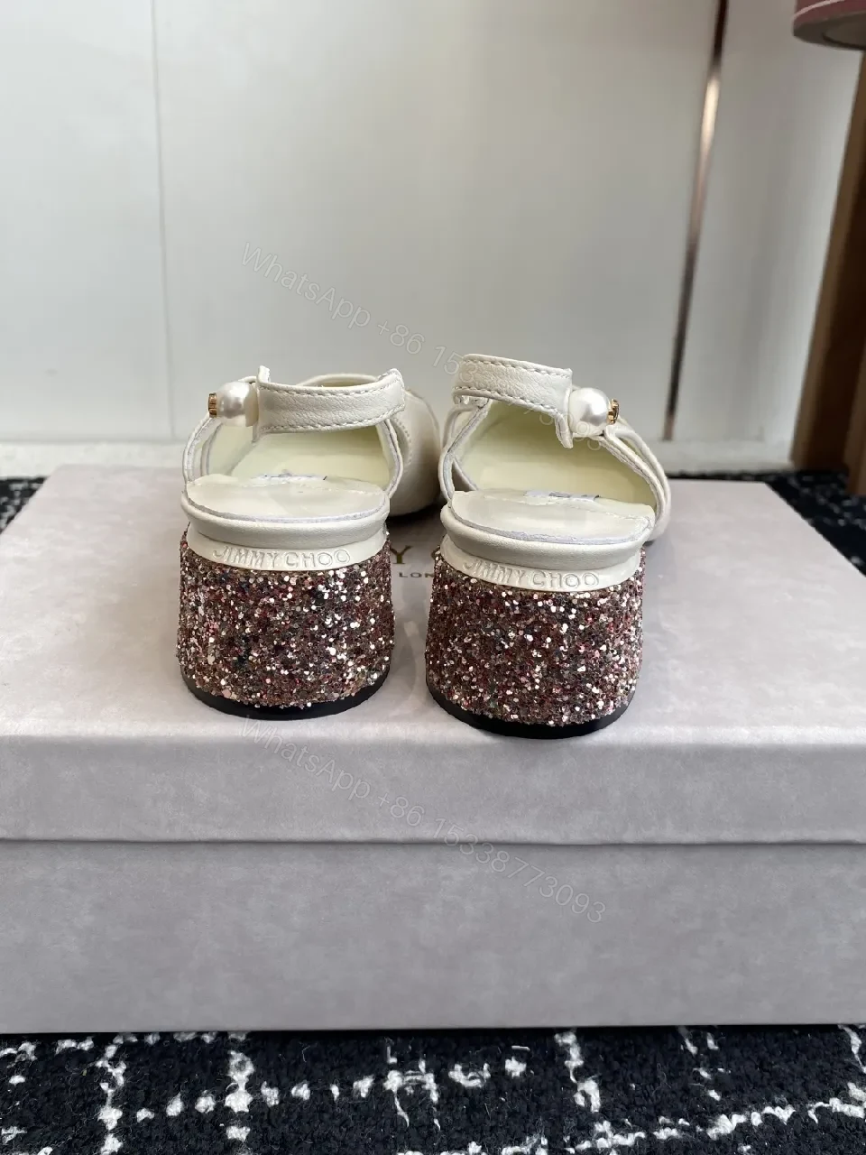 View 2 of Ivory + Glitter Toe + Slingback + All-Day Comfort + Shoes