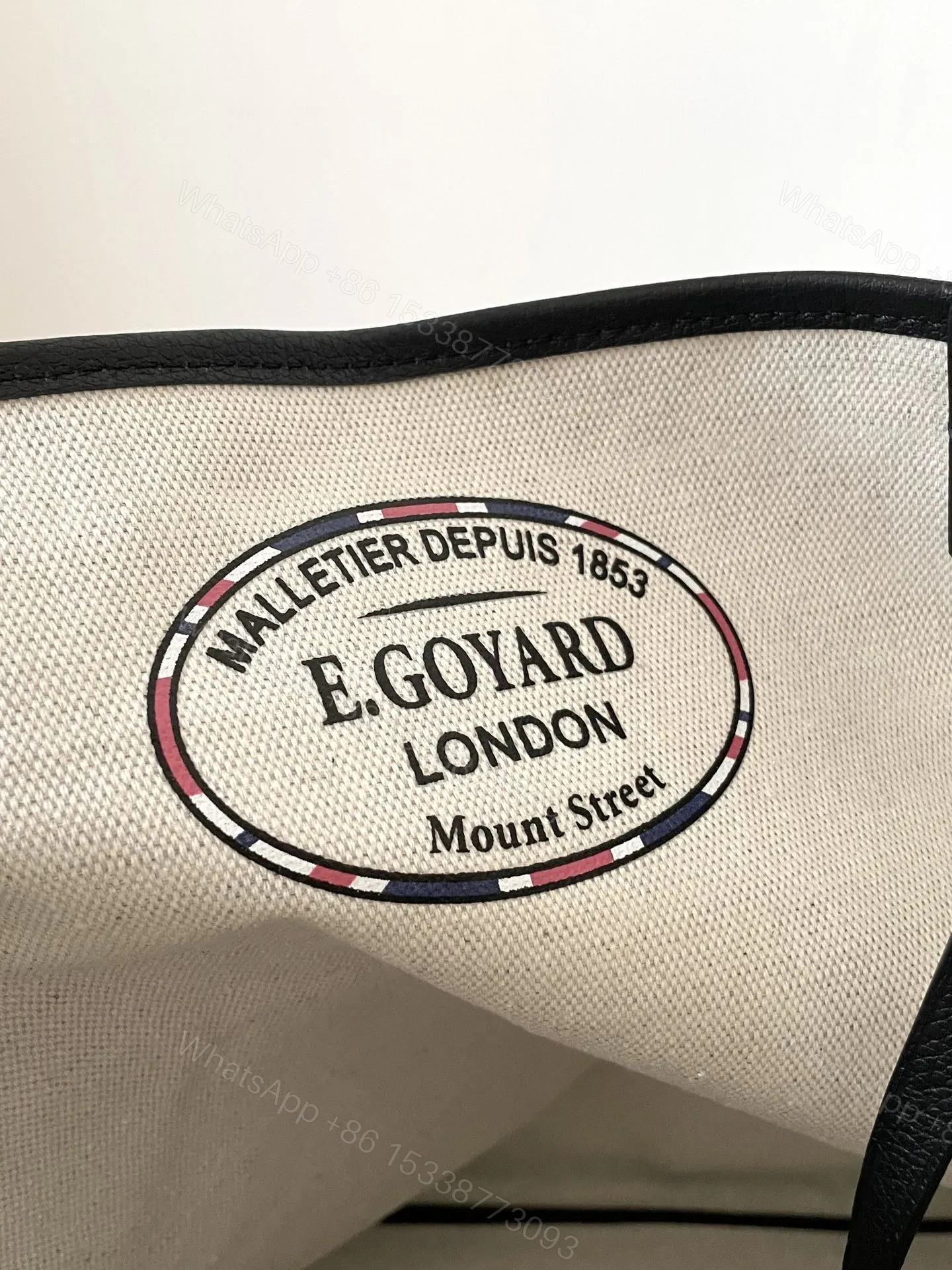 View 7 of Goyard Black Goyardine Saint Louis PM Leather